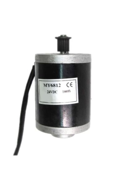 CANSINMOTORS 24V 100W Fırçalı DC Motor (ZY6812)