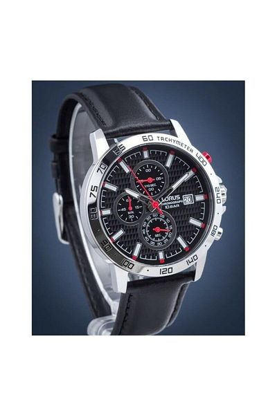 Generic Lorus Sport Man Mens Analog Quartz Watch With Leather Bracelet Rm309Gx9