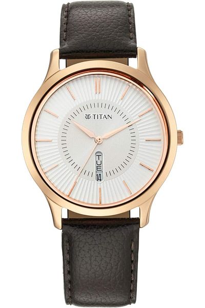 Generic Titan Lagan Collection Analog Silver Dial Men Watch Nn1845Wl01