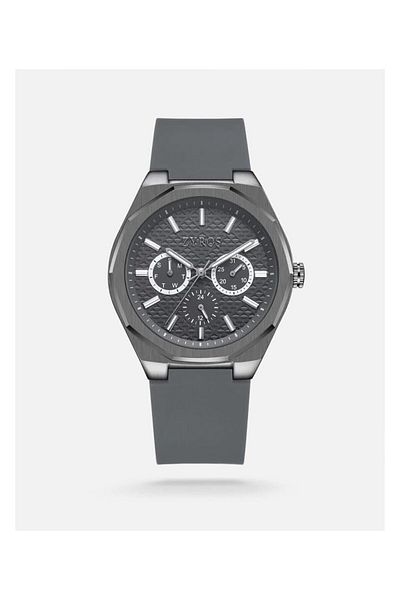 Generic Men Grey Rubber Watch
