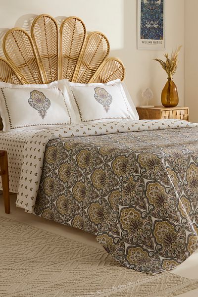 Karaca Home Cherly 100% Cotton Double Pique Set Mustard