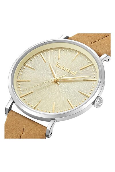 Generic Timberland Ripton Watch For Men With Brown Leather Strap 42Mm 5 Atm Tdwga0029201