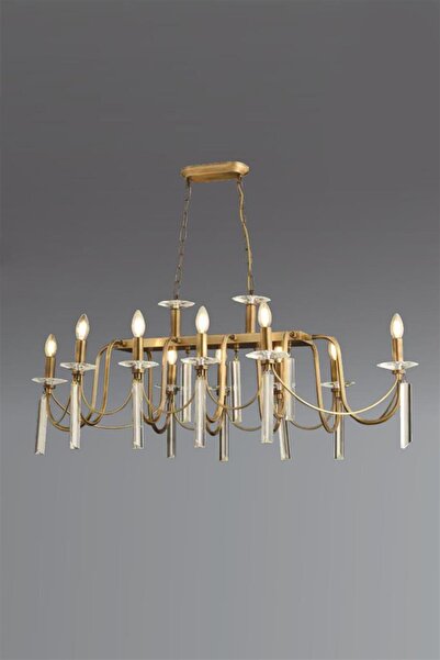 Eys 10 Lu Kontes Yemek Masası Avizesi