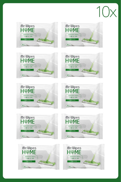 Farmasi Mr. Wipes Parke laminant Zemin Için Islak Mendil 16 Adet 10 Adet