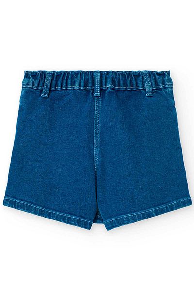 Boboli Fusta de denim pentru fete plisate