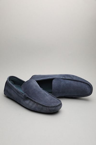 Gondol Loafer pentru bărbați, albastru clasic, din piele naturală 42 Gx9688