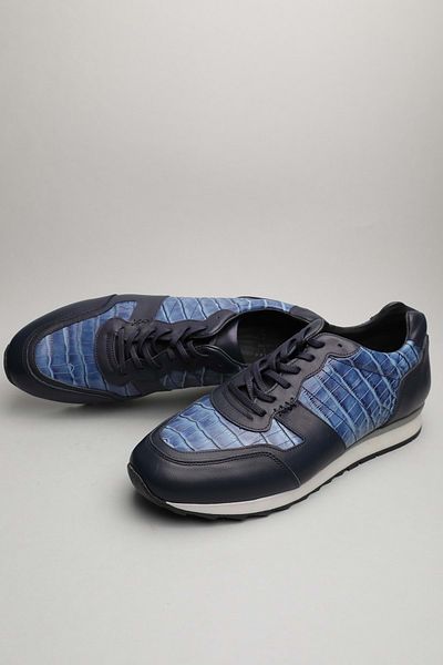 Gondol Men's Classic Blue Croco Derehanesi 46 X 511 Dimensions