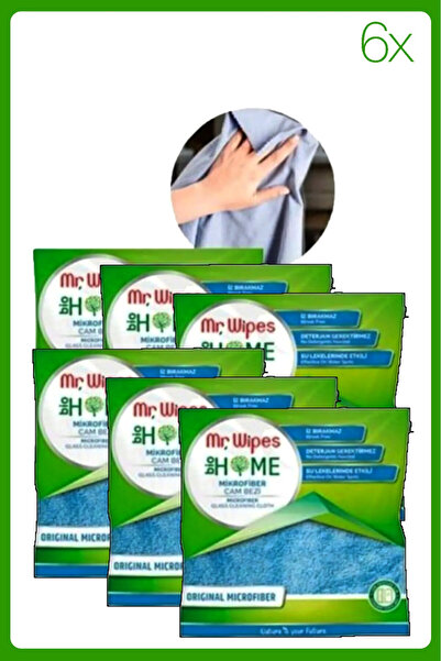 Farmasi Mr.wıpes Tekli Cam Bezi 40 Cm *40 Cm 6 Adet