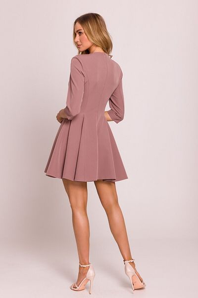 Made of Emotion Mini flared dress with wedges