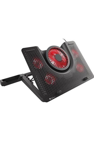 Genesis Genesis Oxid 550 Laptop Cooler, 17.3", red LED lighting (Black)