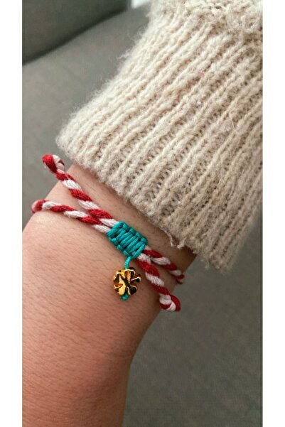 BAE ATOLYE Marteniçka Ip Bileklik - Yonca