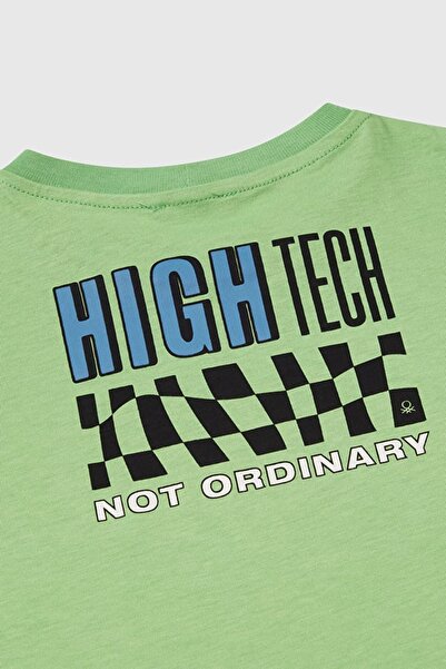 Benetton Boy's Bnt T-Shirt - Green