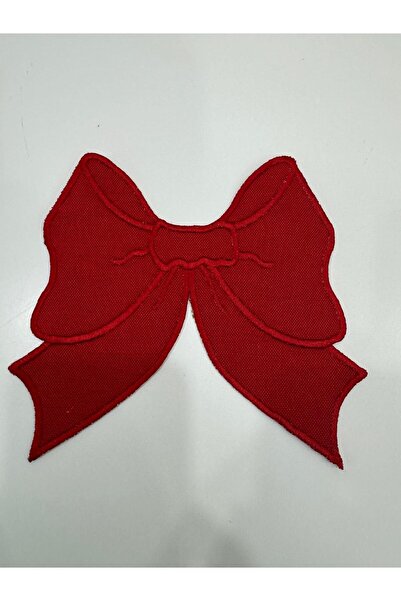 İNCİ ÇEYİZ 1 Piece Linen Fabric Bow Pattern Embroidered Coffee Side Cocktail Napkin & Coaster.