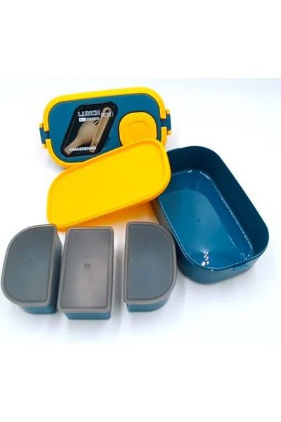 MOTARRO Lunch Box for Student Office Worker Double-layer Lunch Container Portable Plastic Food Stora