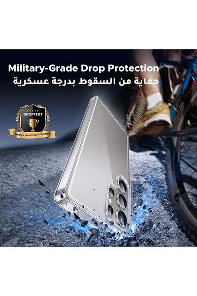 AWH غطاء شفاف لهاتف سامسونج جالكسي S25 ألترا، [حماية من الدرجة العسكرية]، [تقنية آي كريستال]، مضاد للخدش