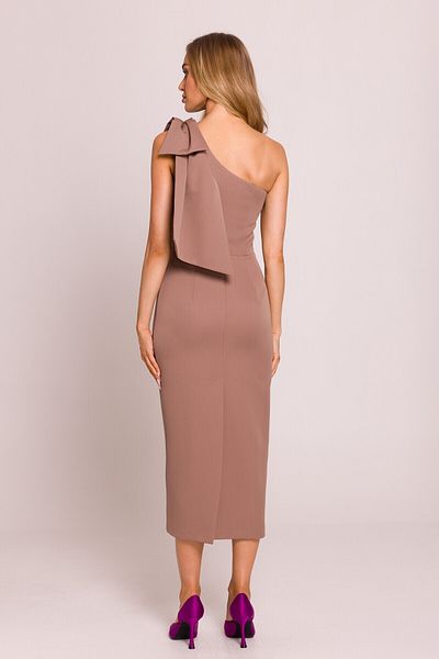 Made of Emotion One shoulder dress with bow