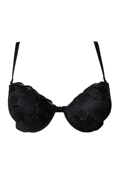 Anıl Supported Embroidery Lace Patterned Bra 3-Piece Cup Set