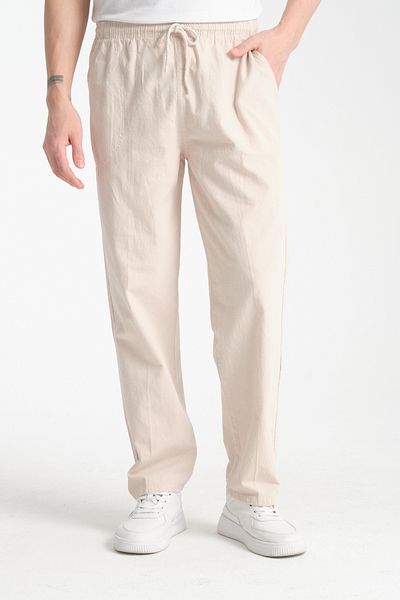 Redline Pantaloni Defy pentru bărbați, cu aspect de in, cu potrivire confortabilă