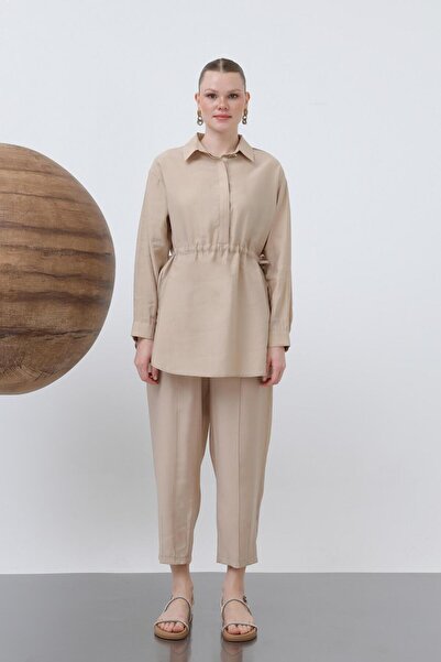 SOUL BY LOREEN FASHİON Loreen 20610 Set de pantaloni pentru femei cu talie încolțită