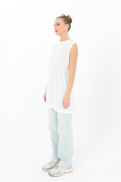 Puane 10525 Жіноча туніка з камінням