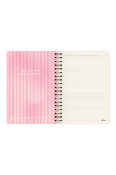 Le Color Caiet Utopia Spiral Unicorn cu dungi 17x24 cm