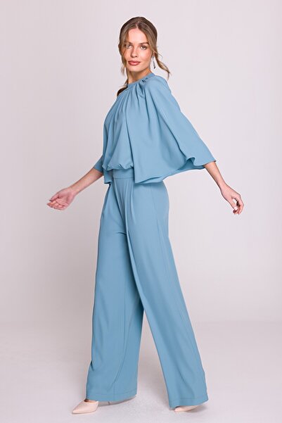 Stylove Salopetă cu mâneci largi și cravată la spate