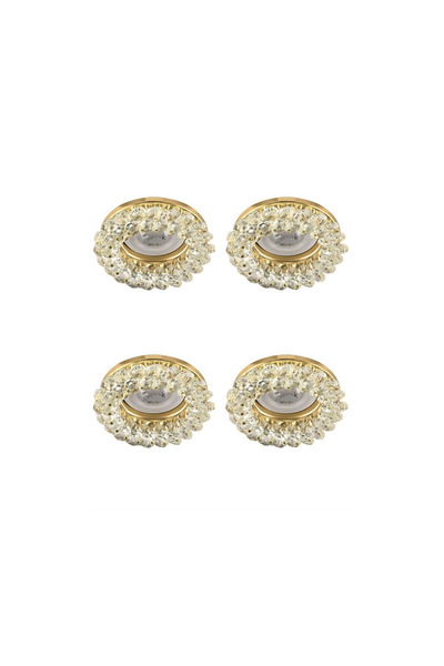 GOLDX Sıva Altı Cam Spot Gold - 4 Adet