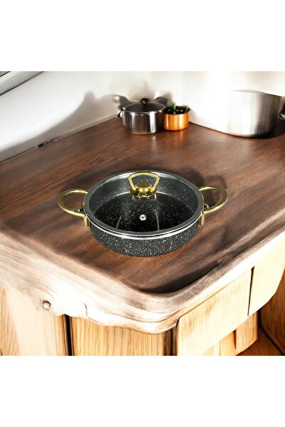 BENA LİFE 18 CM ÇİFT KULP GRANİT TAVA