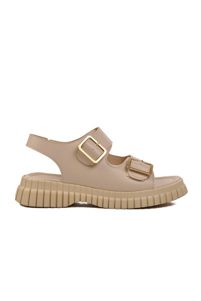 AYAKMOD Sandale de damă bej 261176   Z