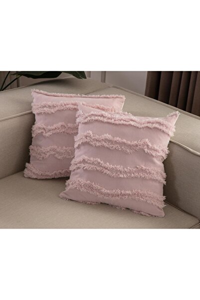 Markaev Set of 2 Tassel Detailed Throw Pillow Covers