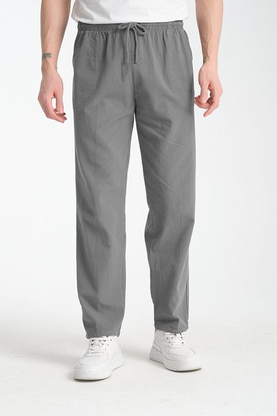 Redline Pantaloni Defy pentru bărbați, cu aspect de in, cu potrivire confortabilă