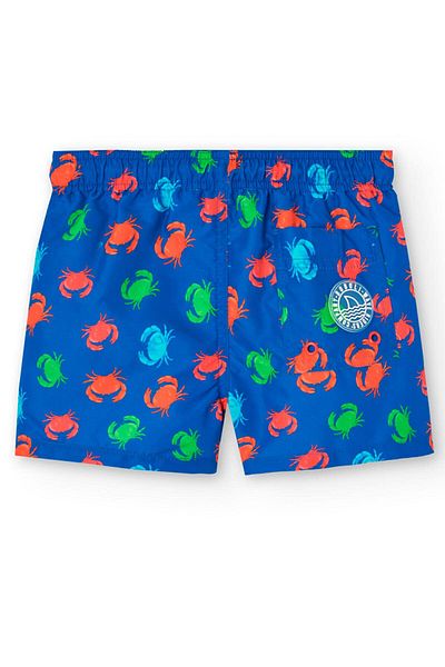 Boboli Costum de baie pentru băiat cu imprimeu crab