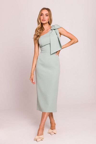 Made of Emotion One shoulder dress with bow