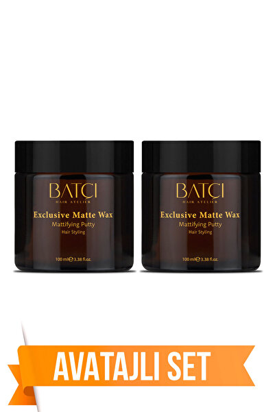 Batçı Hair Atelier Exclusive Matte Güçlü Tutucu Saç Şekillendirici Mat Wax 10...