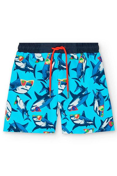 Boboli Μαγιό για αγόρι με στάμπα Shark