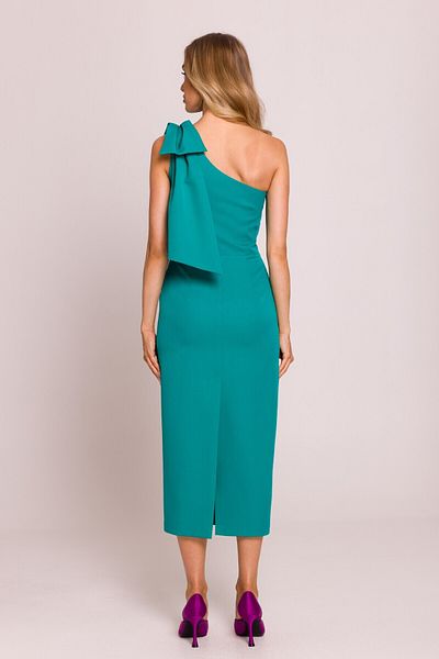 Made of Emotion One shoulder dress with bow