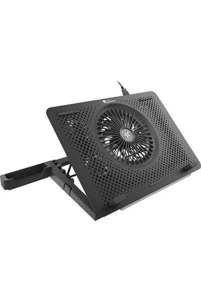 Genesis Cooler Laptop Genesis Oxid 450 RGB, 15.6", suport smartphone, 2 x USB (Negru)