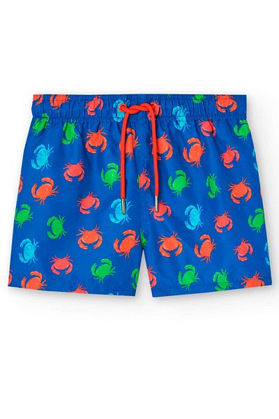 Boboli Costum de baie pentru băiat cu imprimeu crab
