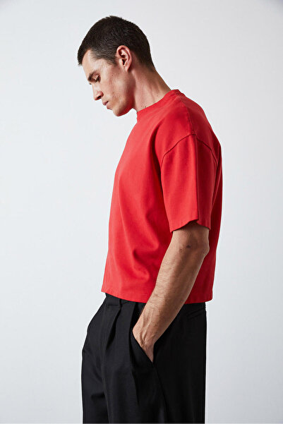 Beyyoglu Yıkamalı Oversize Basic Tshirt