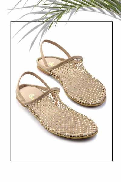Bambi Nude Wildleder Mesh Damen Babet K 01012003222