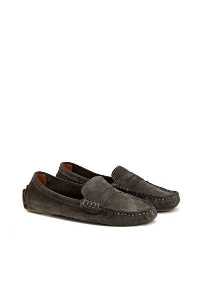 Dıvarese Füme Kadın Süet Loafer