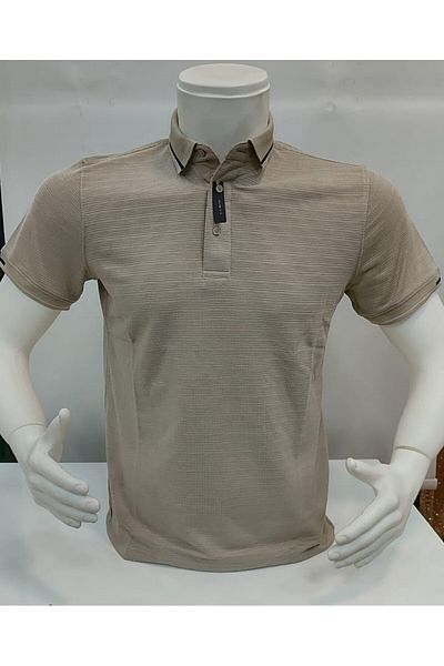 ADVANTE Güncüoglu New Season Slim Fit Polo Collar Men's Sports T-Shirt with Sleeve and Collar Detail