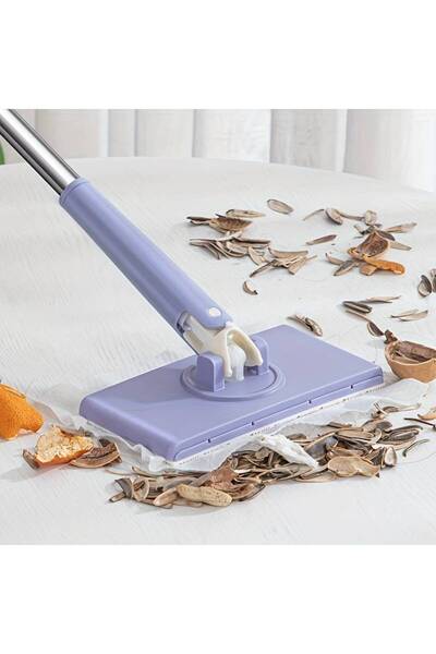 AYLA STAND Mini Cam silecek Sihirli kıskaçlı mop Çok Fonksiyonlu Zemin Temizleme İstenilen Bez Takılma