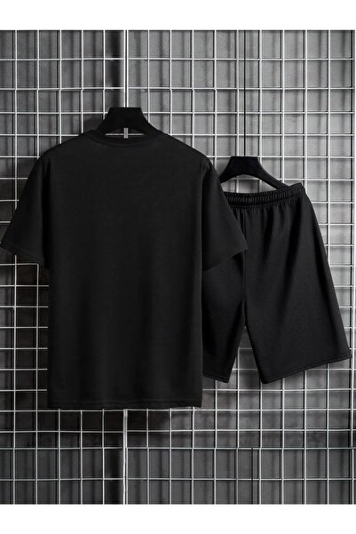 pandy Los Angeles USA nyomtatott rövidnadrág póló tréningruha szett