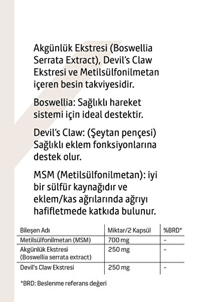 Live Yourself Boswellia Devil's Claw Msm