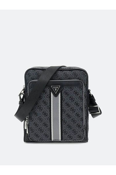 Guess Milano Top Zip Xbdy W Frt Pckt Men's Gray Shoulder Bag Hmmıstp5160-Cbl