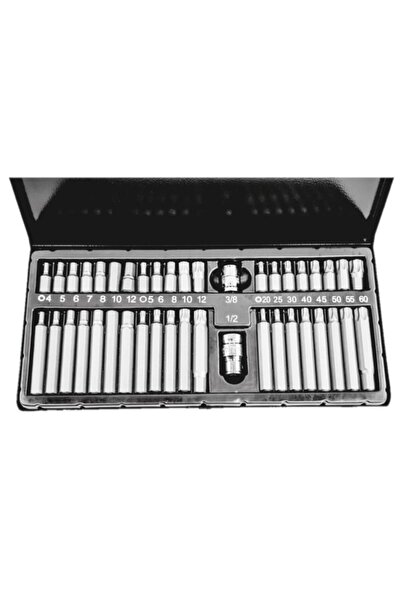 Genel Markalar 42 Parça Torx, Allen ve M Tipi Bits Seti CrV NCSETBA42