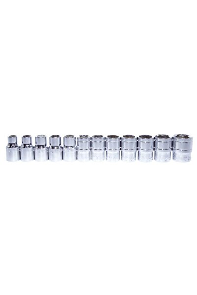 Nt Tools Ncset73 12 Piece 1/2" Six Corner Cr-V Socket Set