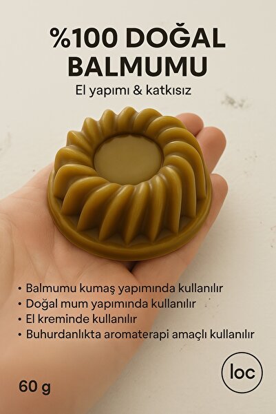 Lights Of Candle %100 Doğal Organik Saf Balmumu(60gr)