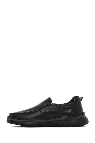 Derimod Men's Black Leather Comfort Casual Shoes 25Sfd 642218